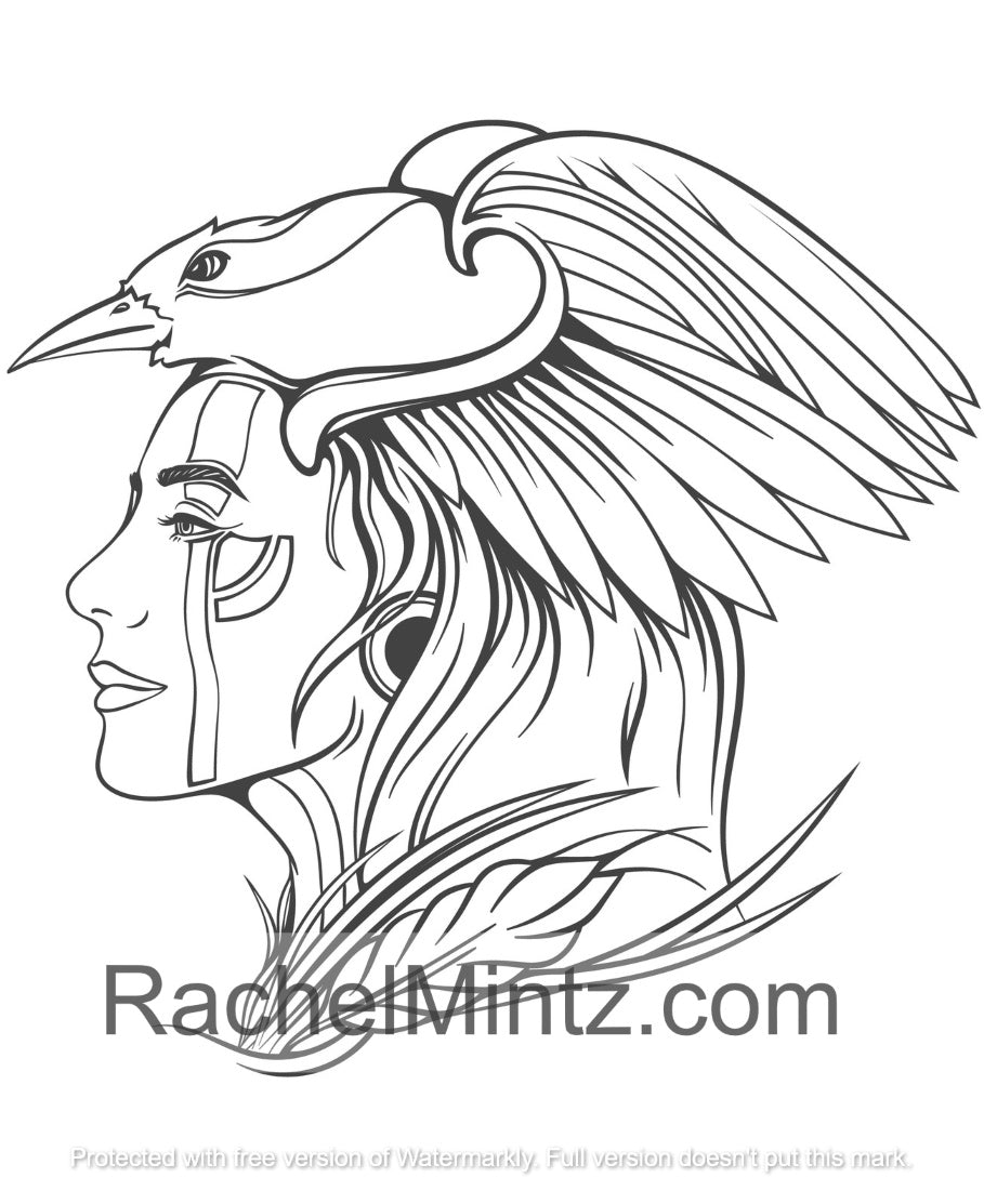 Beautiful Spells - Attractive Witches PDF Coloring Book For Adults