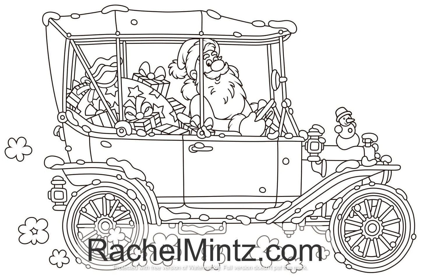 Ho Ho Hey - Christmas for Kids, Santa Claus Gifts, Winter Snow Christmas Scenes, (PDF Book)