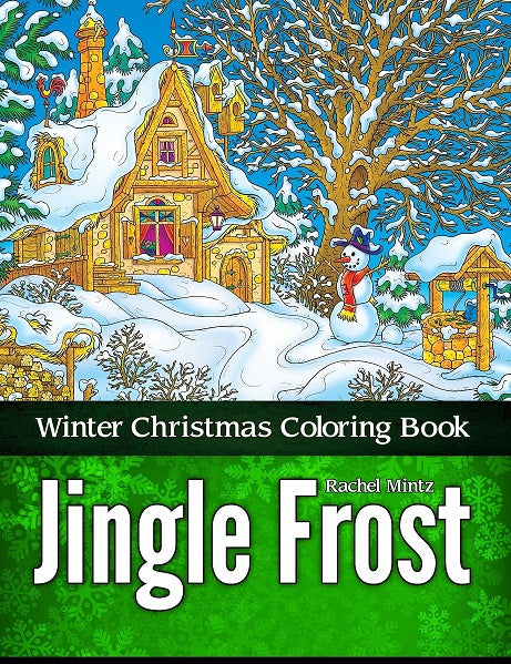 Jingle Frost - Winter Christmas Coloring Book, Detailed Zentangle