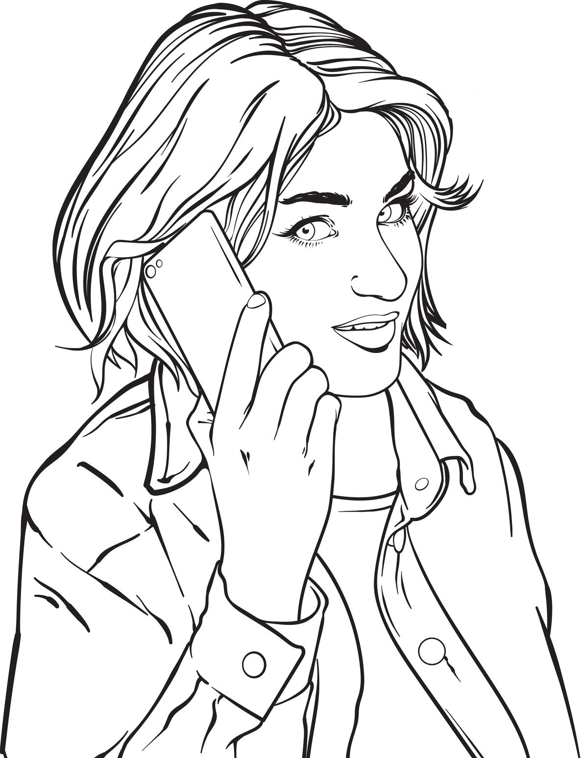 Reckless Girls - Beautiful Young Women - Coloring (PDF Book)