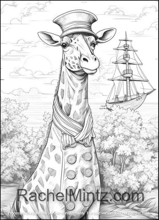Absurd Life Coloring Book, Surreal Humor Images, Nonsense Grayscale, AI Art (PDF Book)