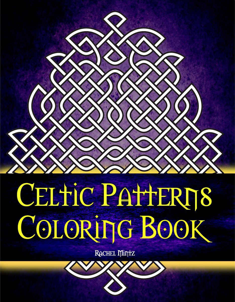 Celtic Patterns, PDF Coloring Book - Seamless Celtic Knots Mandala Designs