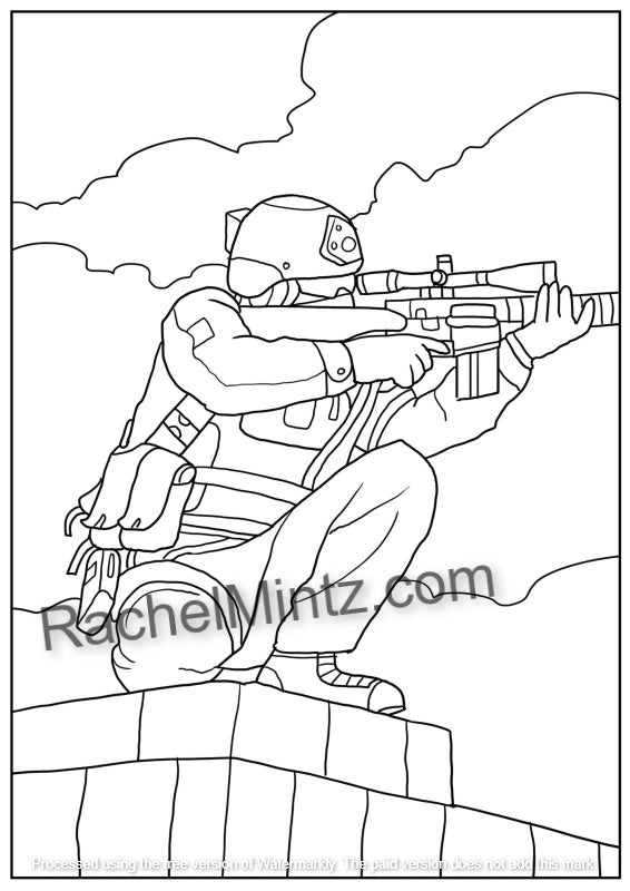 Navy SEALS Military Coloring Book, Navy Seals in Action - For Ages 8+ (PDF Book)