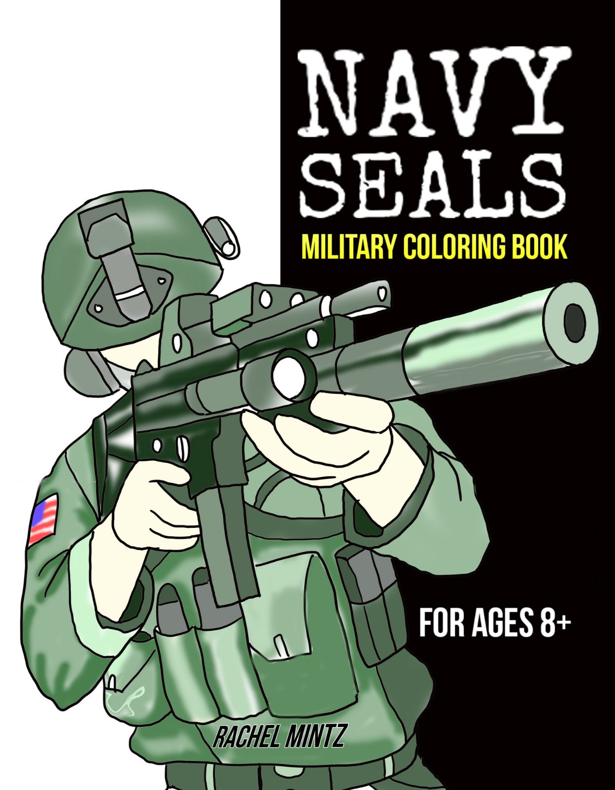 Navy SEALS Military Coloring Book, Navy Seals in Action - For Ages 8+ (PDF Book)