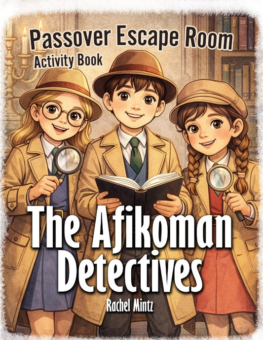 The Afikoman Detectives: Passover Escape Room Activity Book for Ages 6-12 (Printable PDF Book)
