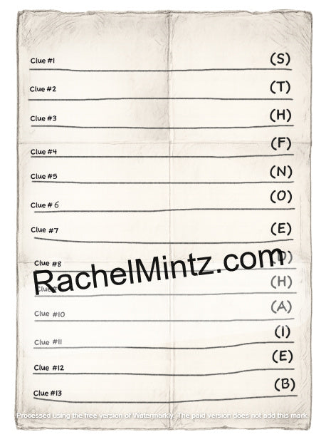 The Afikoman Detectives: Passover Escape Room Activity Book for Ages 6-12 (Printable PDF Book)