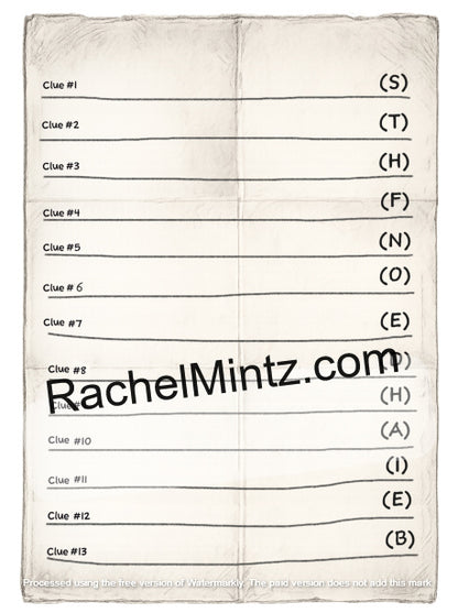 The Afikoman Detectives: Passover Escape Room Activity Book for Ages 6-12 (Printable PDF Book)