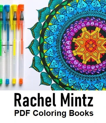 Shanti Mandala - Ethnic Anti Stress Designs Coloring (PDF Book) – Rachel  Mintz Coloring Books