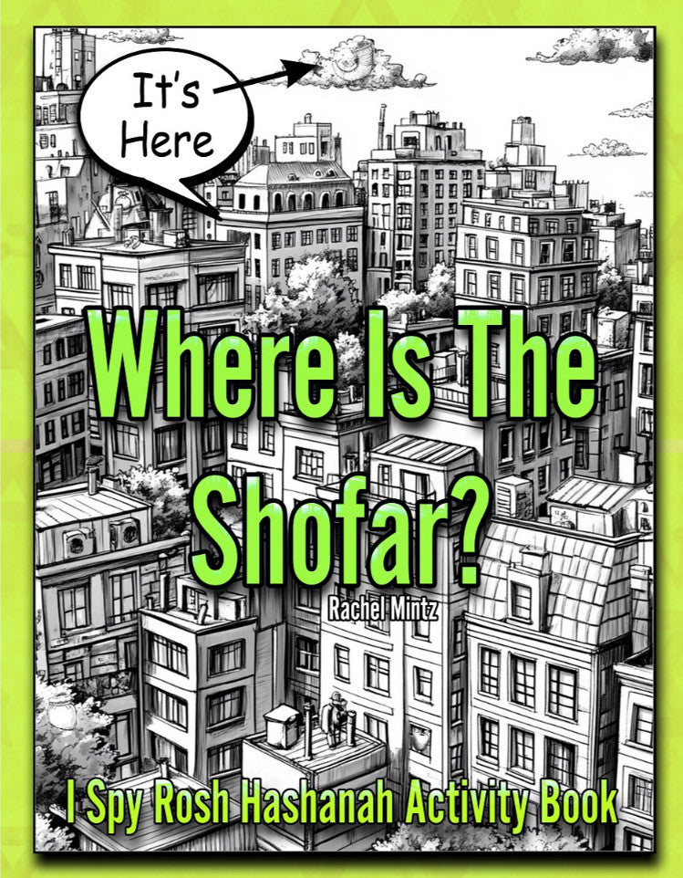 Where is the Shofar - I Spy Rosh Hashanah Activity Book (Digital PDF Book)