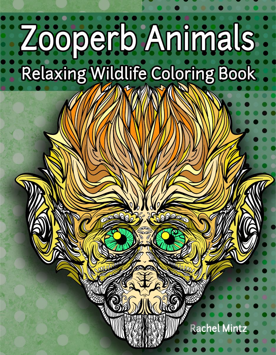 Zooperb Animals - Relaxing Anti Stress Wildlife Coloring (PDF Book)