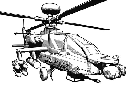 Lethal War Machines - Military, Tanks, Machine Guns, Fighter Jets - Coloring (PDF Book)