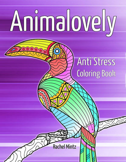 Animalovely - Anti Stress Zen Relaxation, PDF Coloring Book