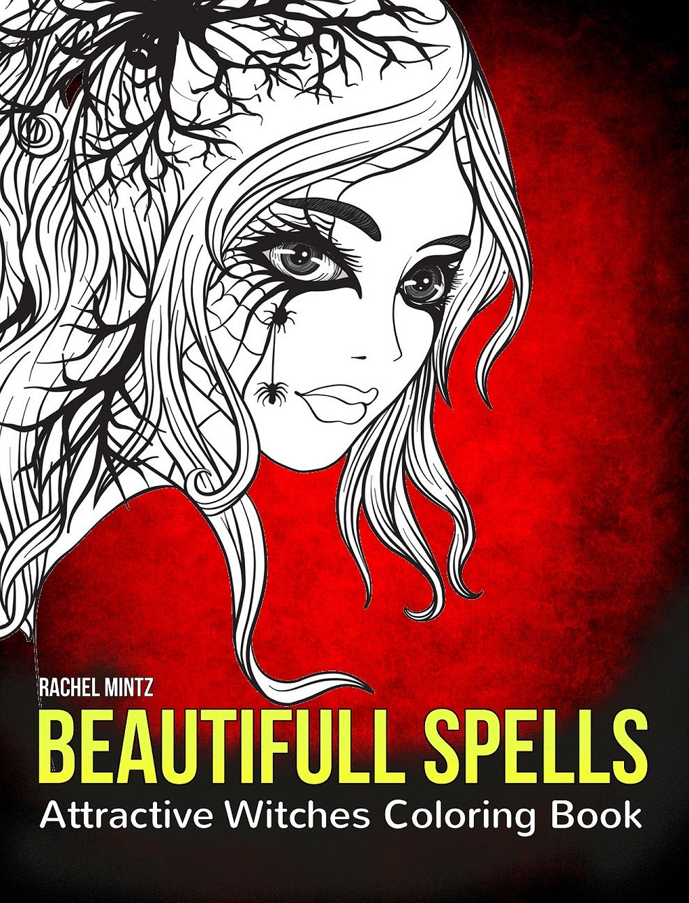 Pretty Spell Beautiful Spells - Attractive Witches PDF Coloring Book For Adults ...