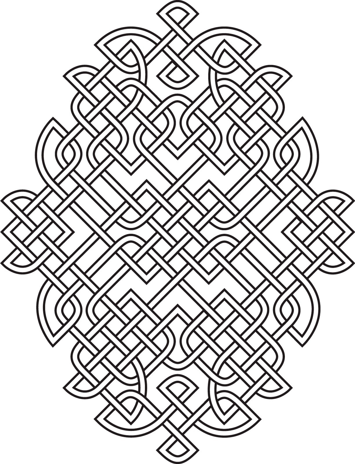 Celtic Patterns Coloring Book - Seamless Celtic Knots Mandala Designs Rachel Mintz