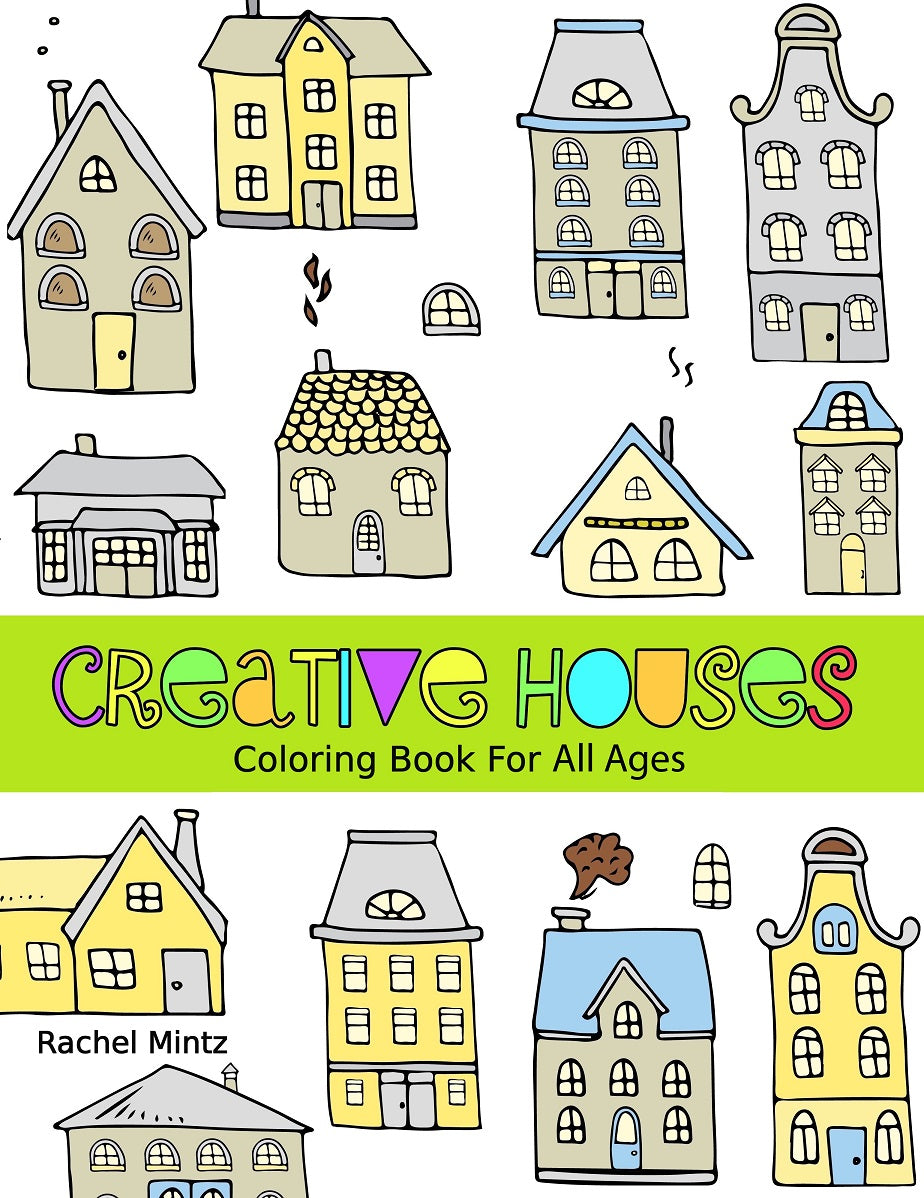 Creative Houses - Detailed Architecture Buildings Patterns, PDF Colori ...