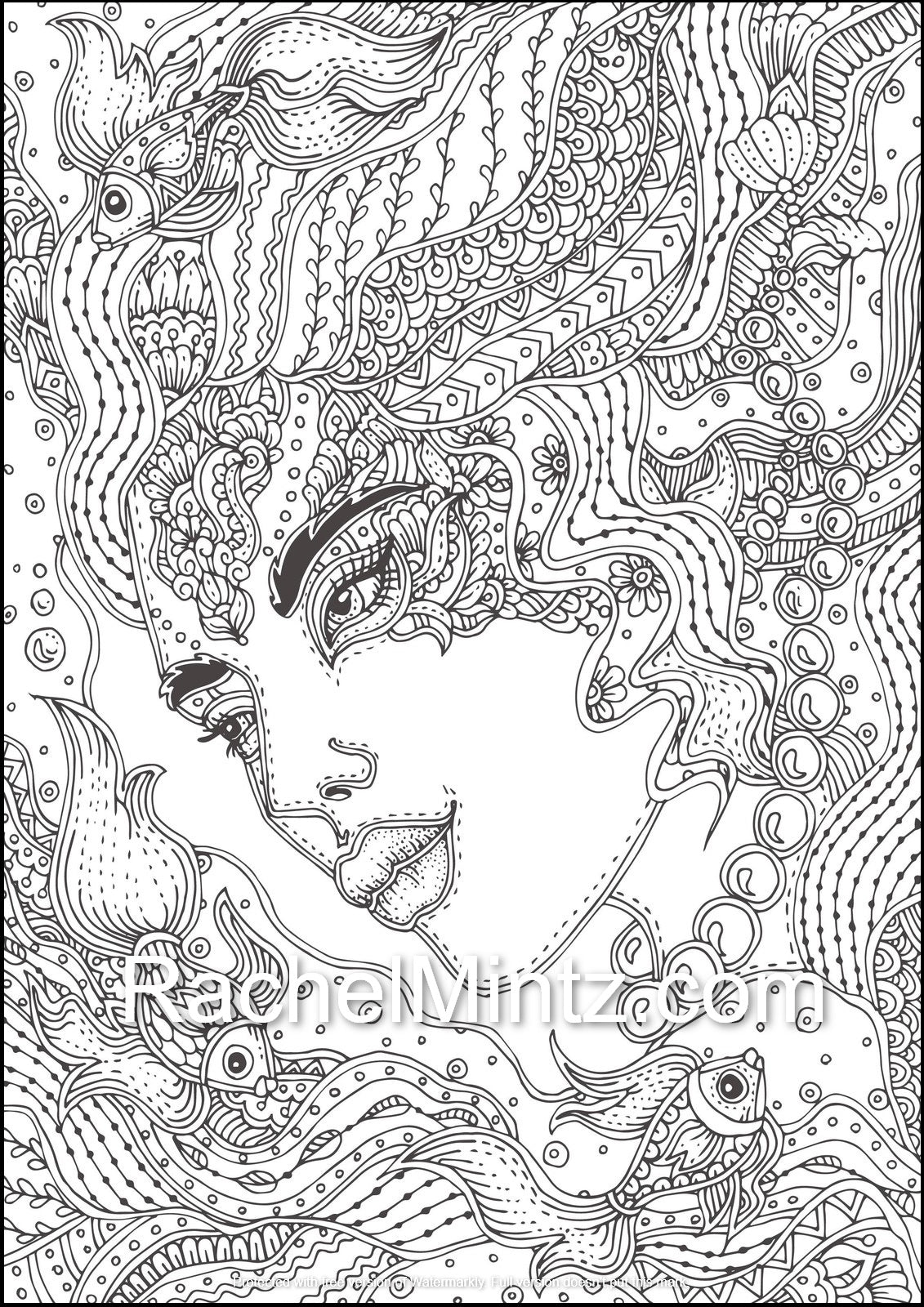 Ethnic Women - Beautiful Girls In Multicultural Fashion & Clothing From Around The World Printable Format Coloring Book