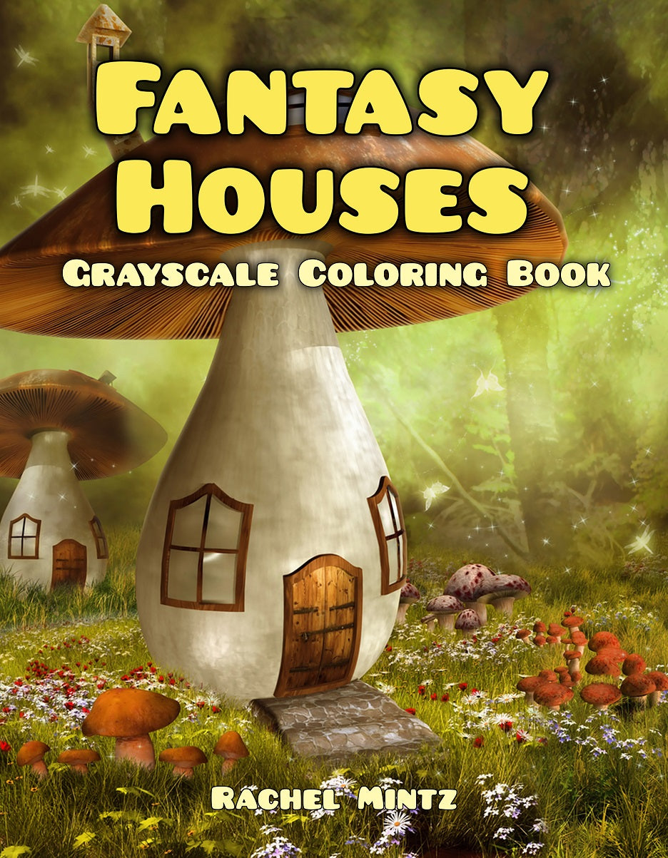 Fantasy Houses Coloring Page