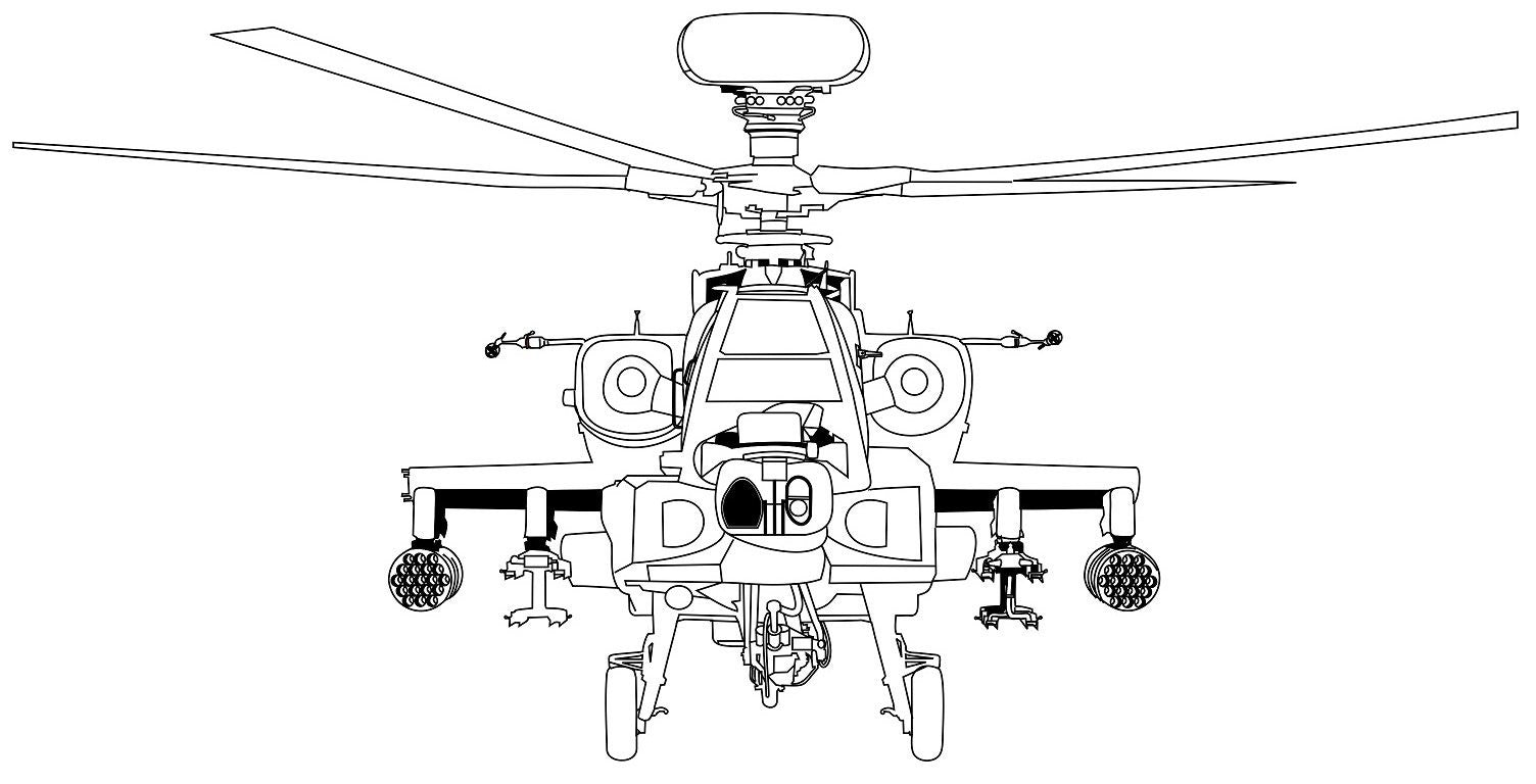 Apache Helicopter Coloring Pages apache-helicopter-coloring-pages
