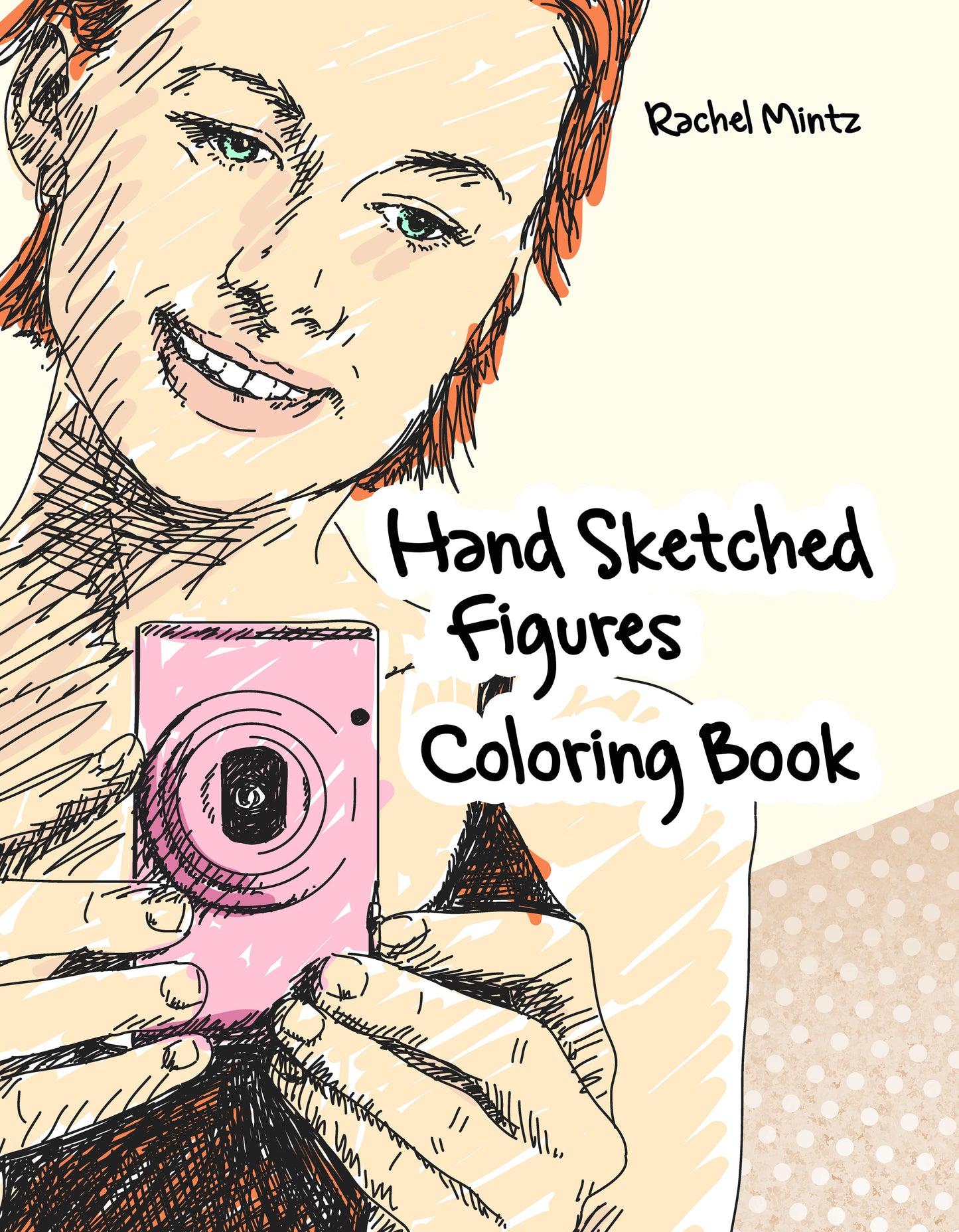 Hand Sketched Figures - Casual Scenes Art To Color (PDF Book)