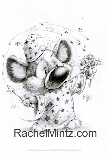 In Love - Romantic Grayscale Printable Format Rachel Mintz Coloring Book