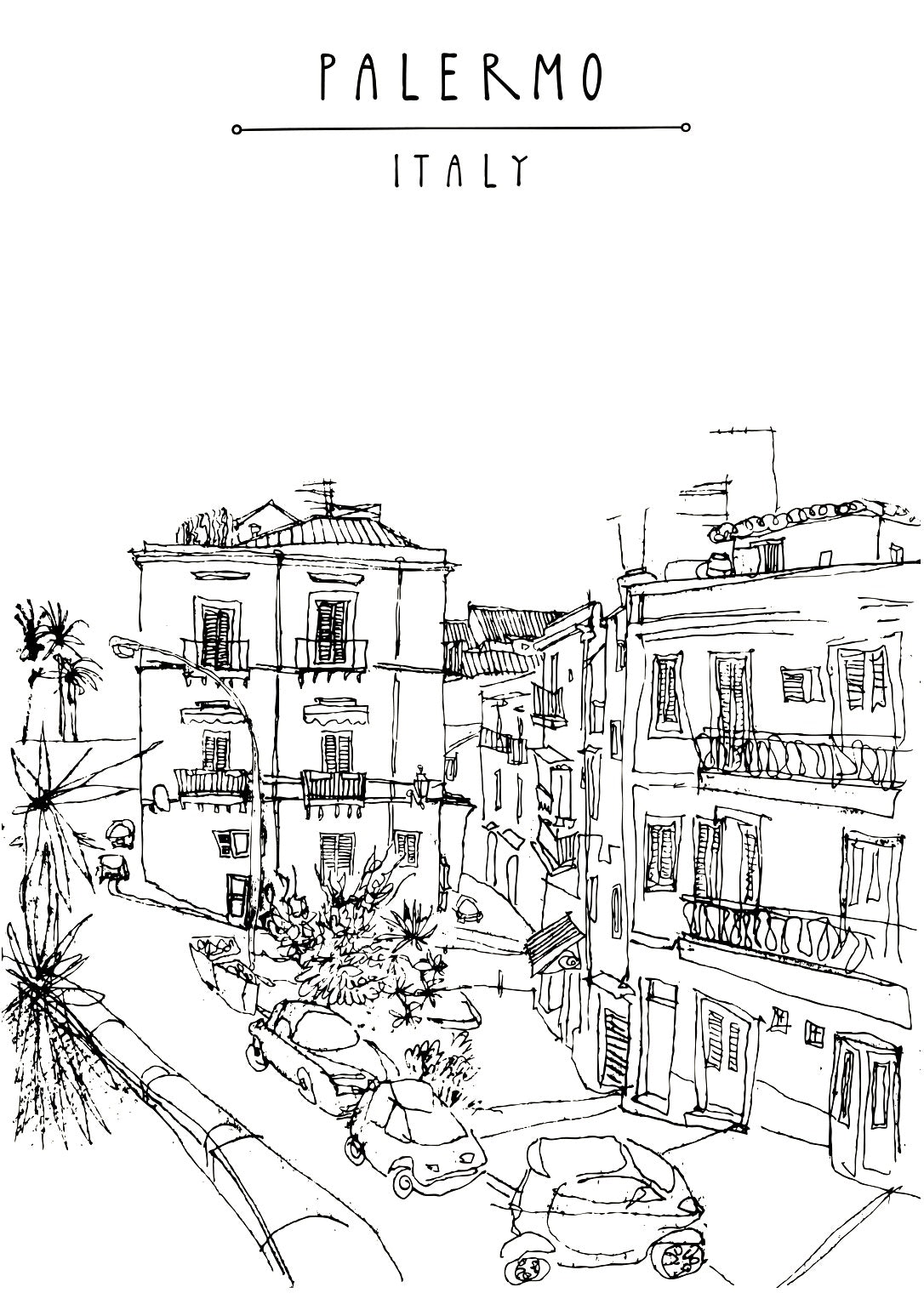 Italian Houses - Architecture Coloring Book, European Urban Street Landscapes Rachel Mintz