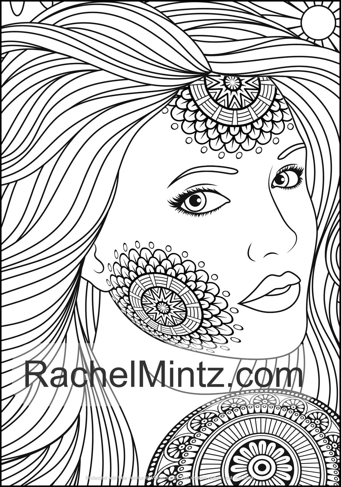 The Mindfulness Colouring Book: Anti-stress art therapy for busy people  Coloring book Mandala Drawing, book, child, symmetry, monochrome png |  PNGWing