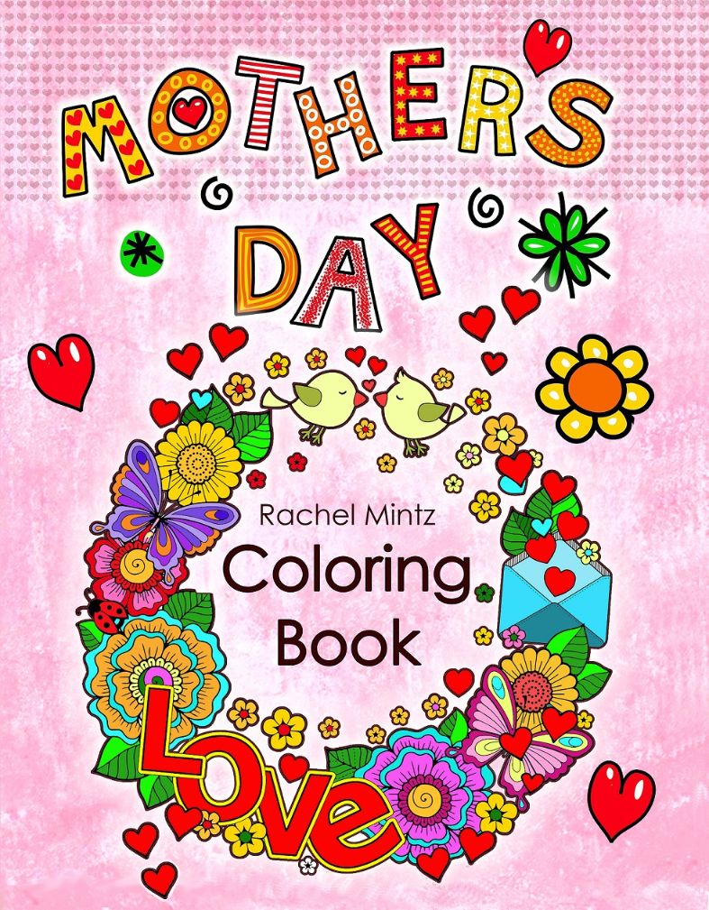 Mother's Day Coloring Book - 35 Love Designs for Mom (Digital PDF Book)