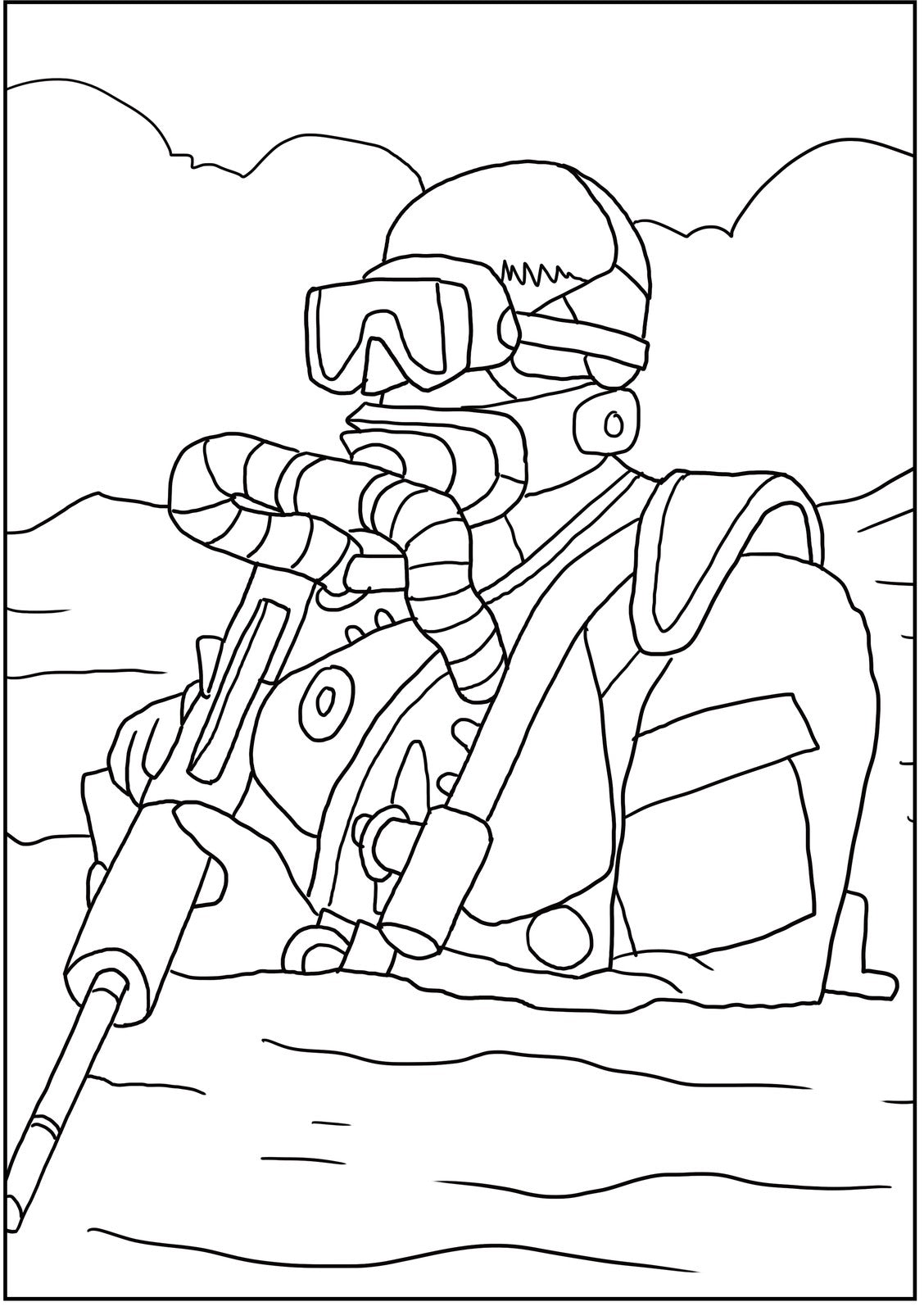 Navy SEALS Military Coloring Book For Ages 8+(PDF Book)