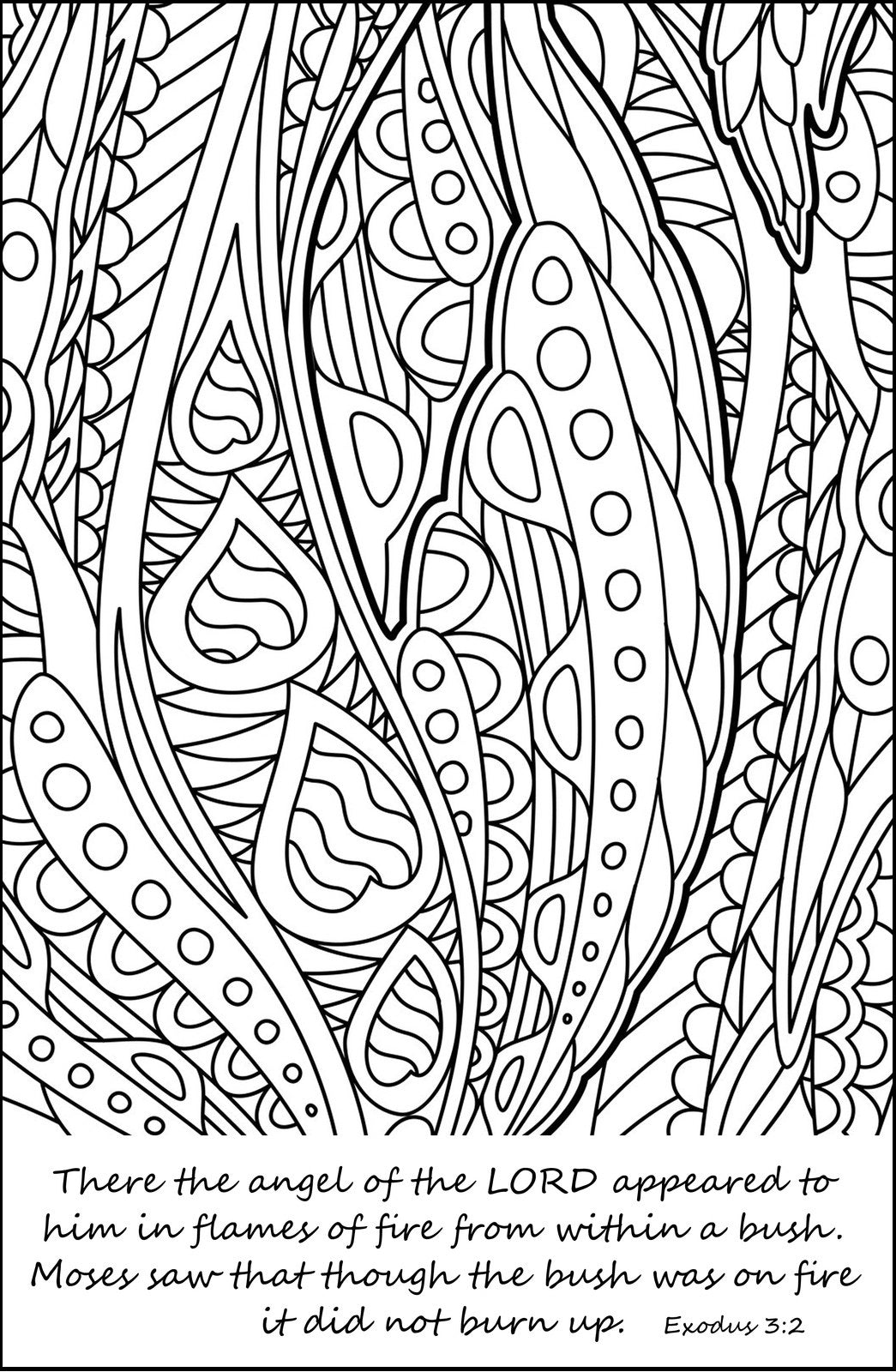 Mandala Passover Coloring Book For Adults