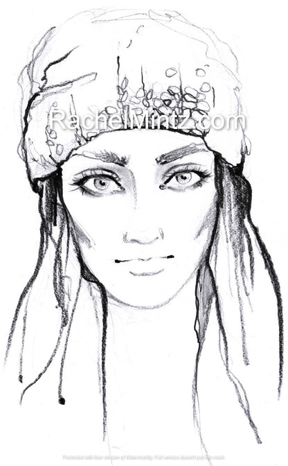 Pretty Girls - Various Portraits Styles With Beautiful Women Faces - Printable Format Book