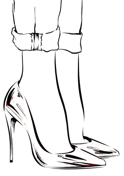 Sexy Legs - Women's High Heels Shoes Coloring Book