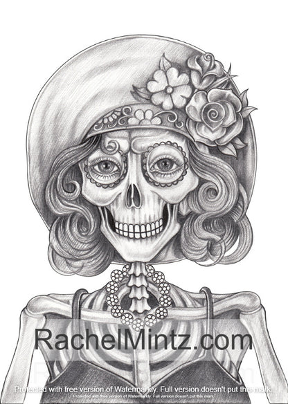Skulls Yard - Greyscale Tattoos Designs Coloring (PDF Book) For Adults