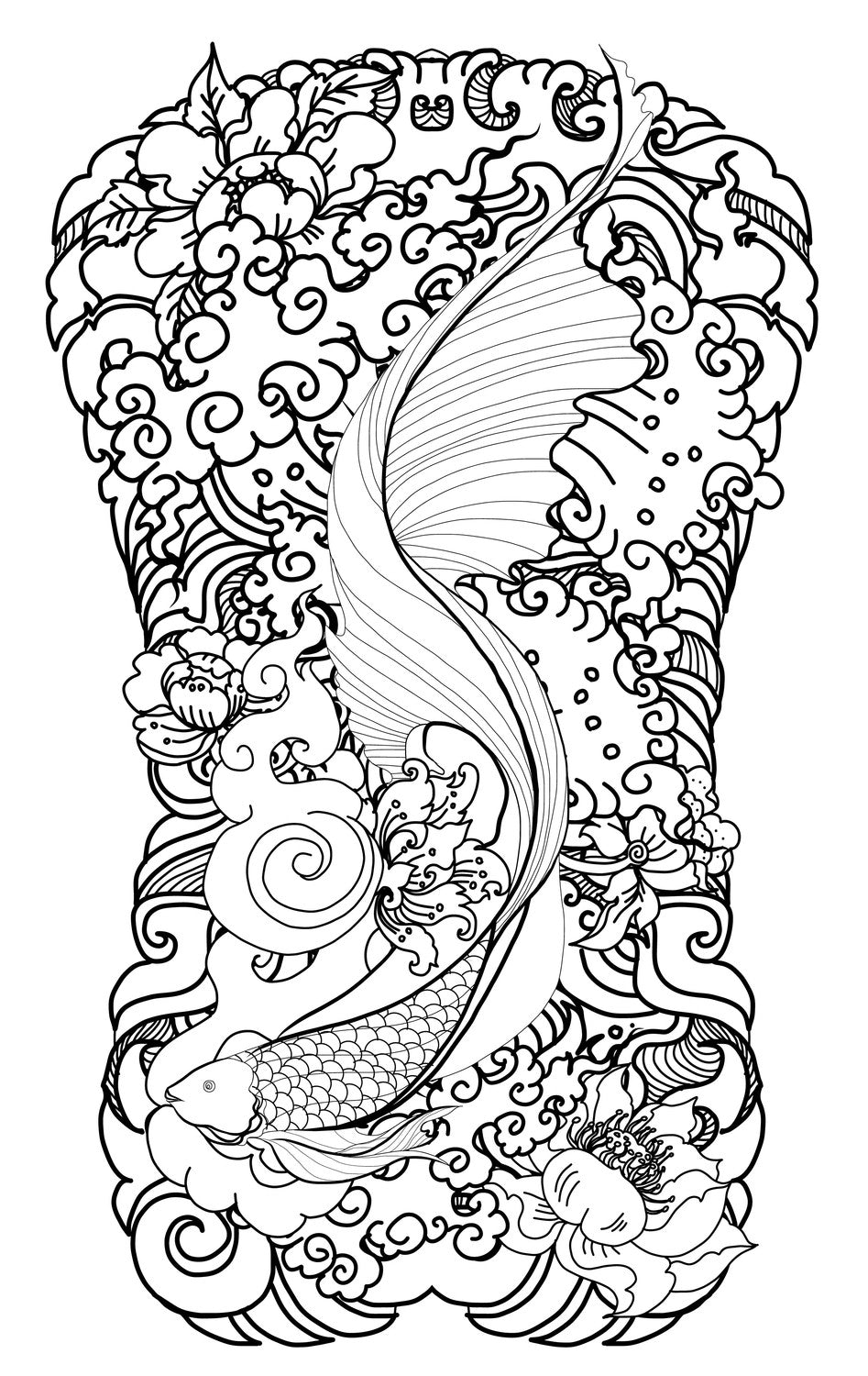 Thai Tattoos - Decorated Dragons, Birds, Snakes and Fish, Detailed Patterns - PDF Book
