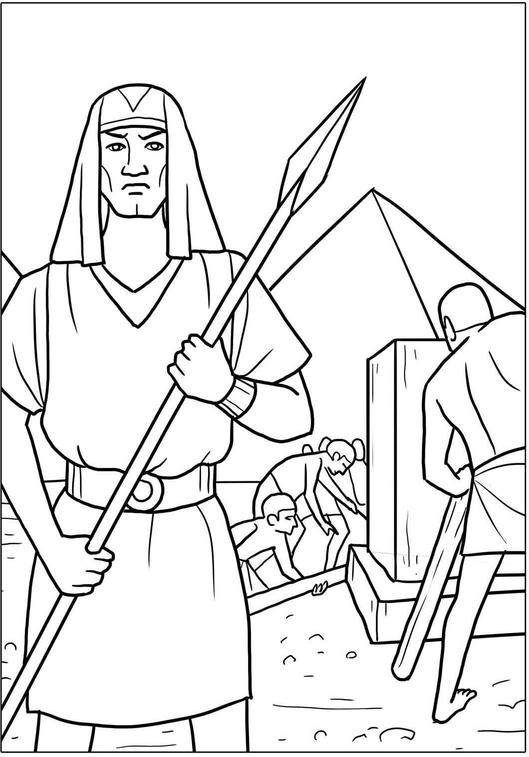 The Story of Passover Coloring (PDF Book) For Kids