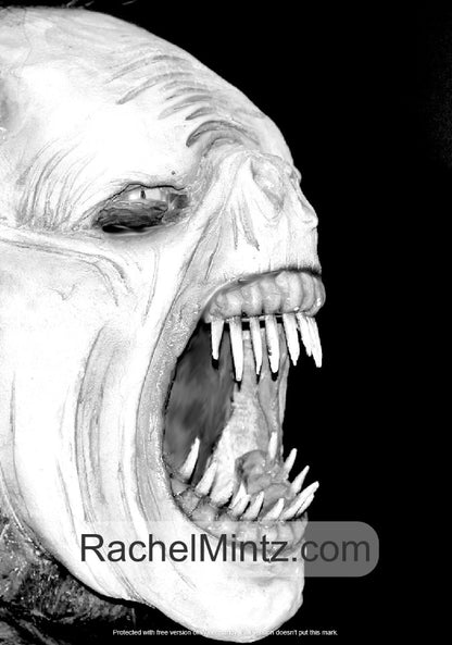Twisted Horror Freaks - Halloween Grayscale Coloring for Adults (Digital PDF Book)