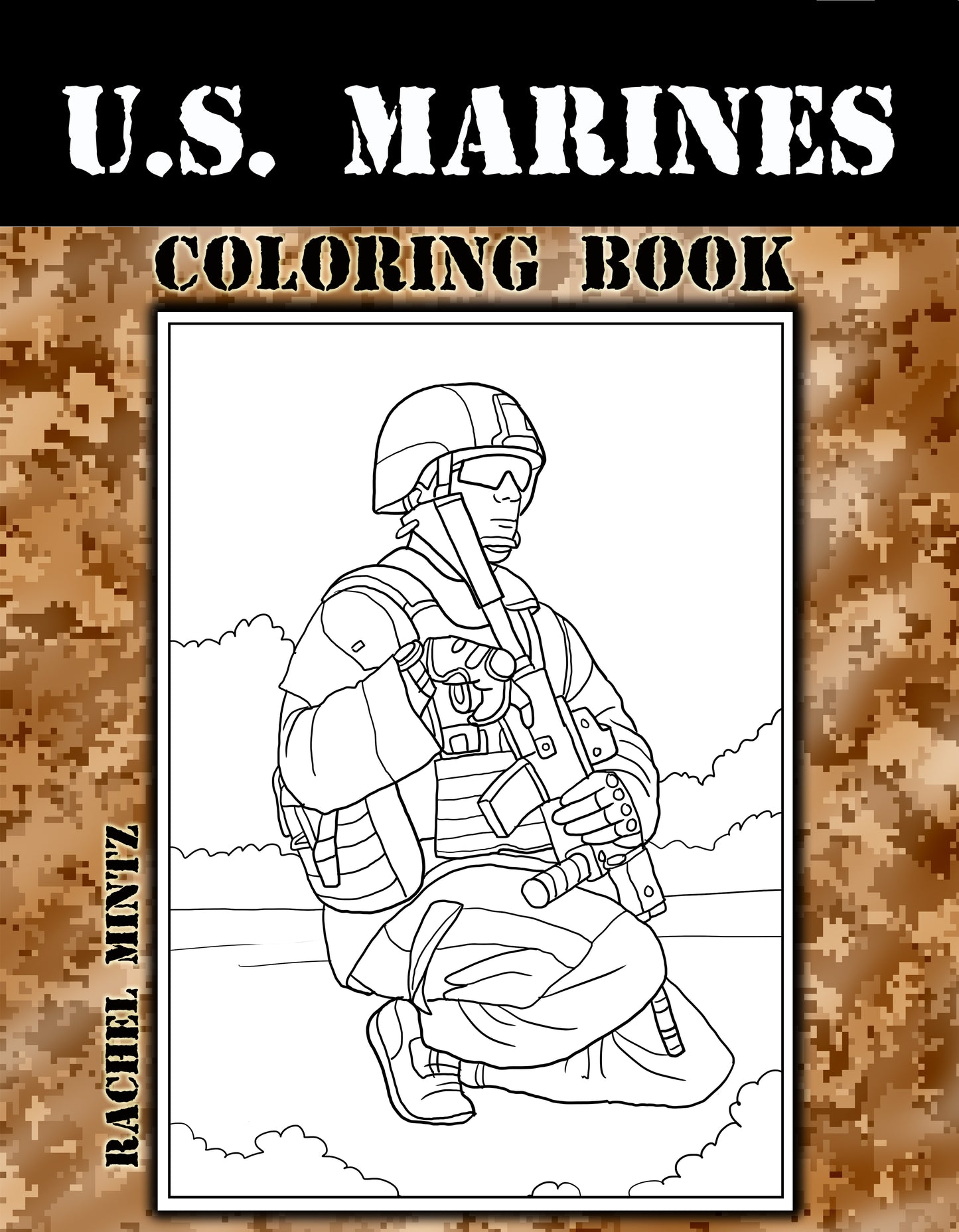 U.S. Marines Coloring Book - Oorah! American Soldiers In Military Action (PDF Book)