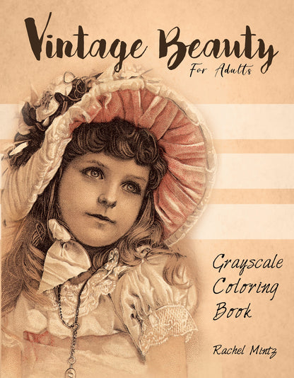 Vintage Beauty Coloring Page