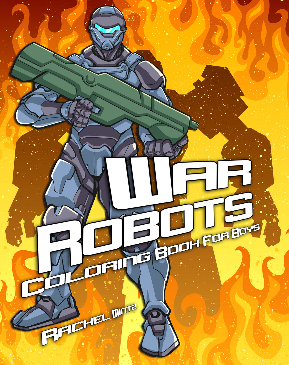 War Robots - Coloring (PDF Book) For Boys - Military Cyborgs & Futuris ...
