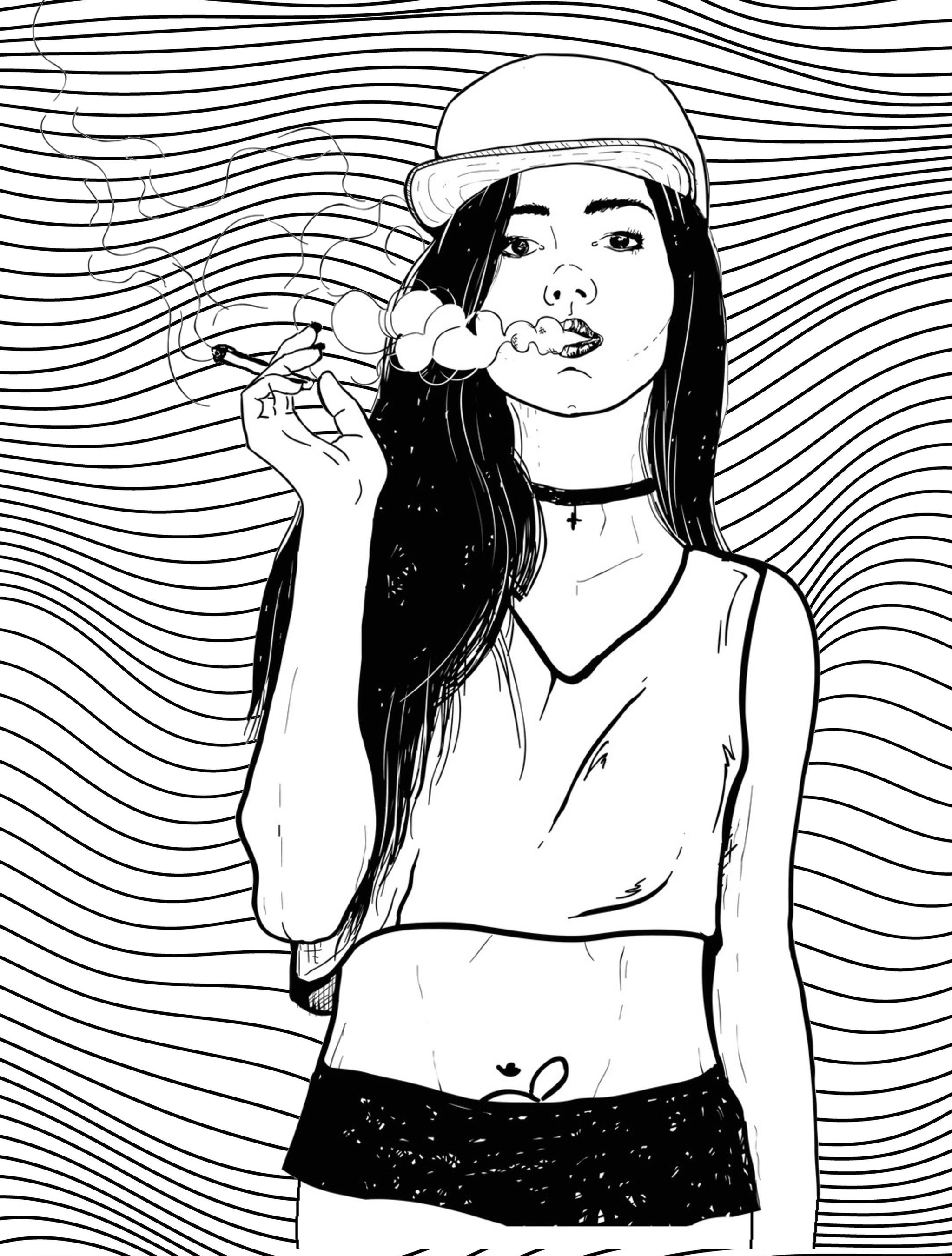 Weed Party - Cannabis &amp; Marijuana Patterns Coloring (PDF Book) – Rachel ...